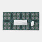 Art graphique géométrique fractal sarcelle moderne (Clavier et souris)