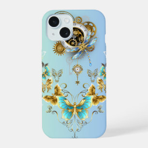 Art graphique Steampunk turquoise, Sérénité mécani