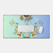 Art graphique turquoise, Sérénité mécanique (Clavier et souris)