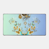 Art graphique turquoise, Sérénité mécanique (Recto)