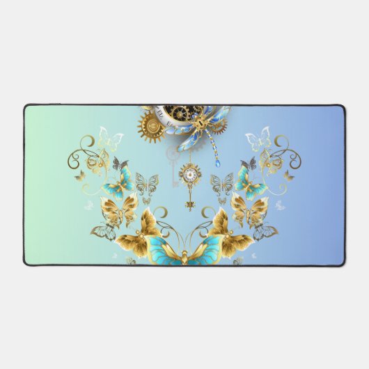 Art graphique turquoise, Sérénité mécanique (Recto)