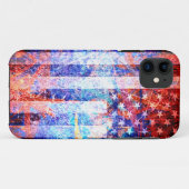 Art Grunge American Flag #2 Case-Mate iPhone Case (Achterkant (horizontaal))