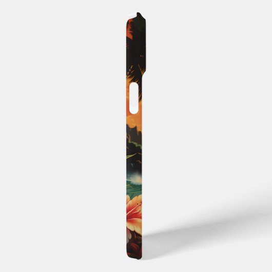 Art Hawaii Beach Hawaïaans Meisje Case-Mate iPhone Case (Achterkant / Rechts)