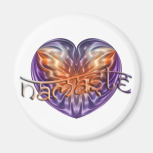 ART Heart NAMASTE Magneet
