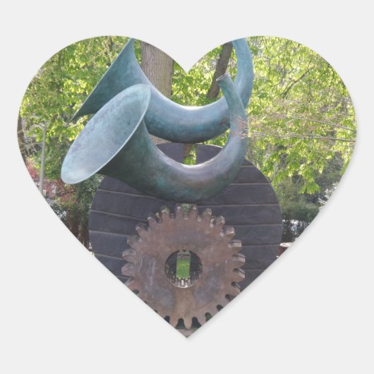 Art Heart Sticker (Voorkant)