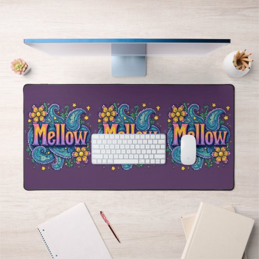 Art Hippie Rétro "Doux" Psychedelique Groovy (Bureau 1)