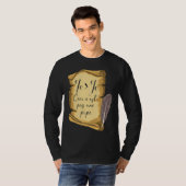 Art History Ceci n'est Pas Une Pipe Data Scientist T-shirt (Voorkant volledig)