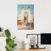 Art Indien Affiche de voyage Inde Impression de ru (Bureau à domicile)