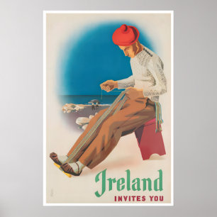 Art Irlandais Affiche de Voyage Irlande Impression