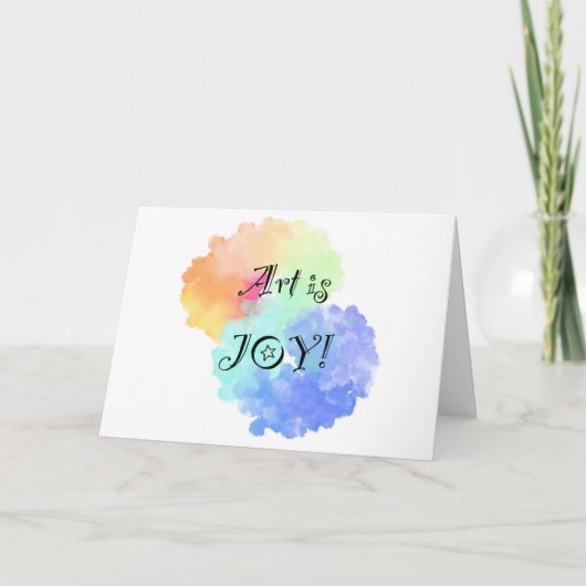 Art is Joy-kaart Kaart (Voorkant)