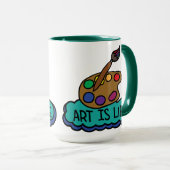Art is Life Mug Mok (Voorkant rechts)