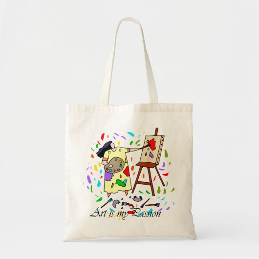 ART IS MIJN PASSIE TOTE BAG (Voorkant)