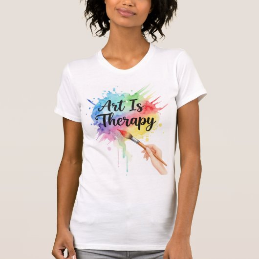 Art Is Therapy Women’s T-Shirt (Voorkant)