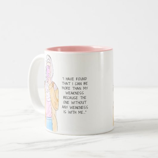 Art islamique - Mug, 11 oz Mug à café à deux tons (Devant gauche)