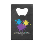 Art Isnt Cheap Kredietkaart Flessenopener (Voorkant)