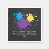 Art Isnt Cheap Servetten (Voorkant)