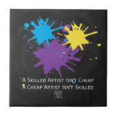 Art Isnt Cheap Tegeltje (Voorkant)