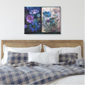 Art Journal Pagina's:  Blues Canvas Afdruk (Insitu (Slaapkamer))