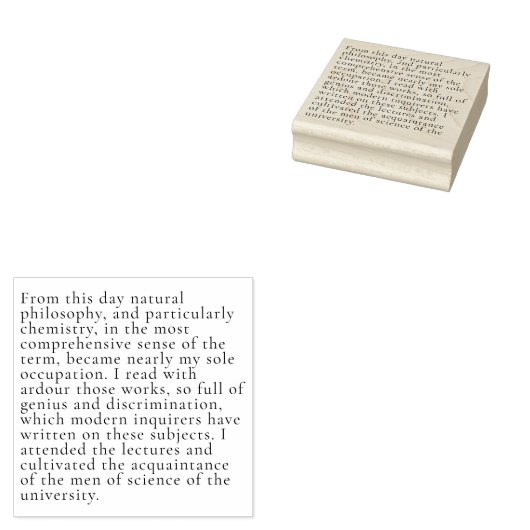 Art Journal stempel: Frankenstein Rubberstempel (Gestempeld)