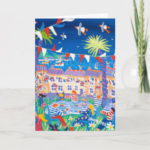 Art Kaart: Seaside Jubilee Tea Party beroemd gemaa Kaart