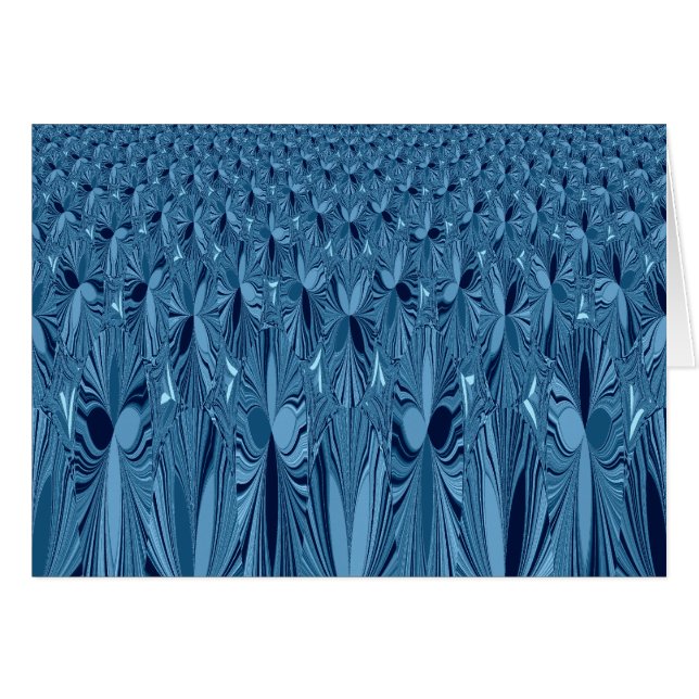 Art Kaleidoscope bleu Iridescente Extraordinaire (Devant horizontal)