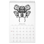 art line calendar kalender (Mar 2026)