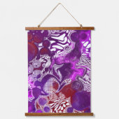 Art Liquide Violet Suspendu Tapisserie (Recto 2)