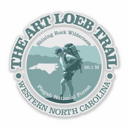 Art Loeb Trail (T) Sticker (Voorkant)