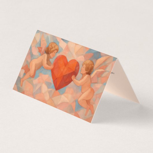 Art Lover Expressionist Cherubs Mini Cards Kaart (Voorkant)