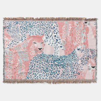 Art Luipaard Abstract Dierenpatroon Deken