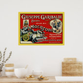  Art Macaroni Label Poster (Keuken)