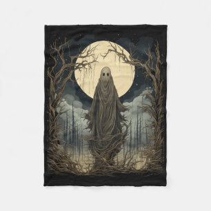 Art Mannen Vrouwen Retro Enge Gotische Halloween Fleece Deken
