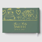 Art Mariage Dessin à main verte classique (Verso)