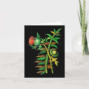 Art-Mary Carte pour notes-Botanique Delany 6