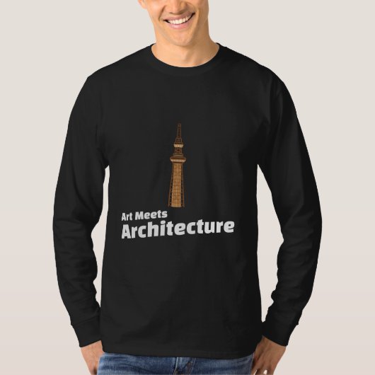 Art Meets Architecture – Architect Art  T-shirt (Voorkant)