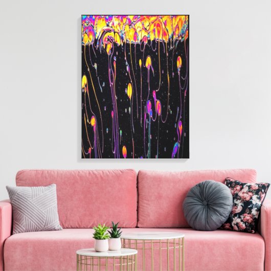 ART Micro "pop" art Canvas Afdruk (Insitu (Woonkamer))