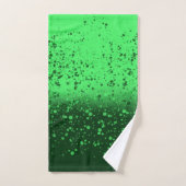 Art minimaliste émeraude riche (Serviette à main)