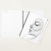 Art minimaliste en ligne continue (Devant avec enveloppe)