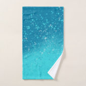 Art minimaliste : Glace brisée (Serviette à main)