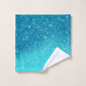 Art minimaliste : Glace brisée (Gant de toilette)