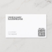 ART-minimalistisch Visitekaartje (Voorkant)