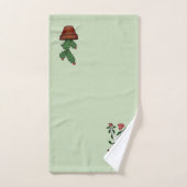 Art mis en pot à la maison de griffonnage de (Serviette à main)