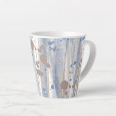 Art moderne Abstrait Nature Brochures Latte Mug (Angle droit)