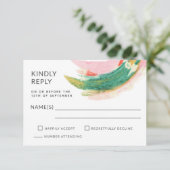 Art moderne Abstrait Peint Histoires Mariage RSVP (Debout devant)