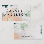 Art moderne Carte de visite Abstrait (Devant / Derrière)