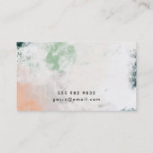 Art moderne Carte de visite Abstrait (Dos)