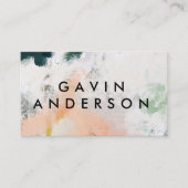 Art moderne Carte de visite Abstrait (Devant)