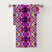 Art moderne coloré Op Art Mosaic Motif géométrique (En situation)