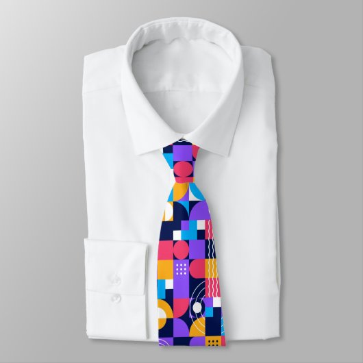 Art moderne Cravate colorée hommes (Attaché)