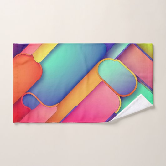 Art moderne, Dplis de couleurs (Serviette à main)